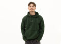 simple. hoodie. forest-green.