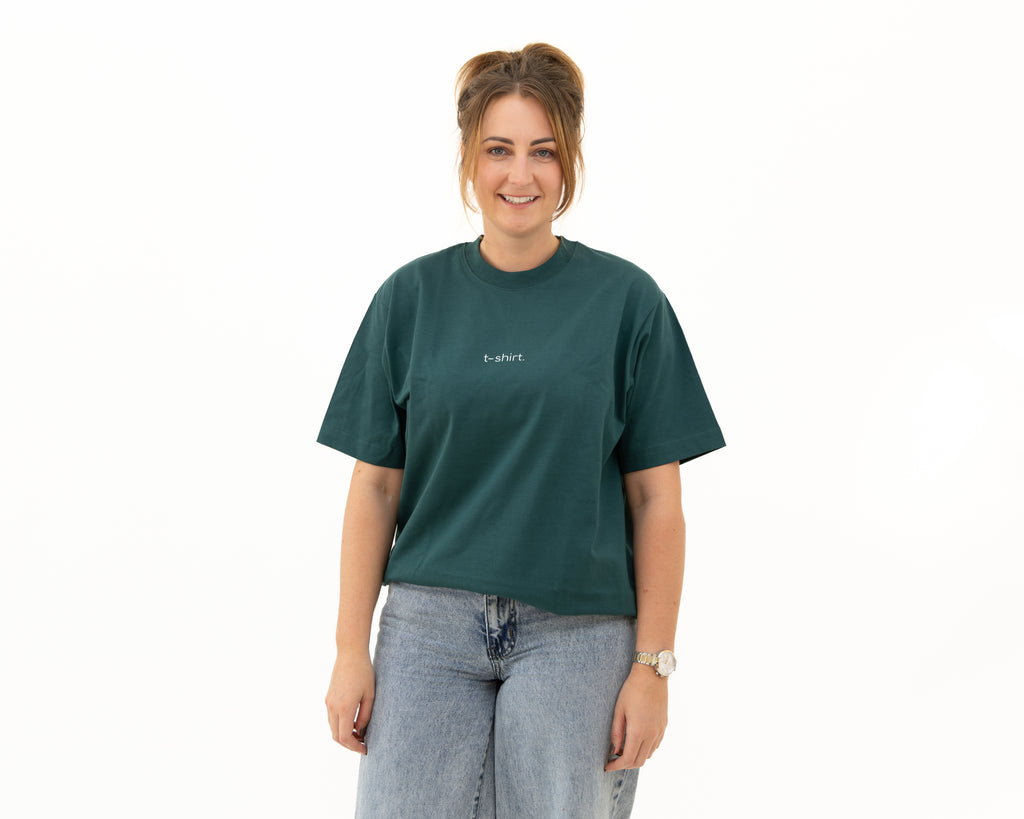 simple. t-shirt. glazed-green.