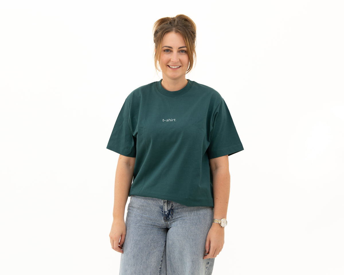 simple. t-shirt. glazed-green.