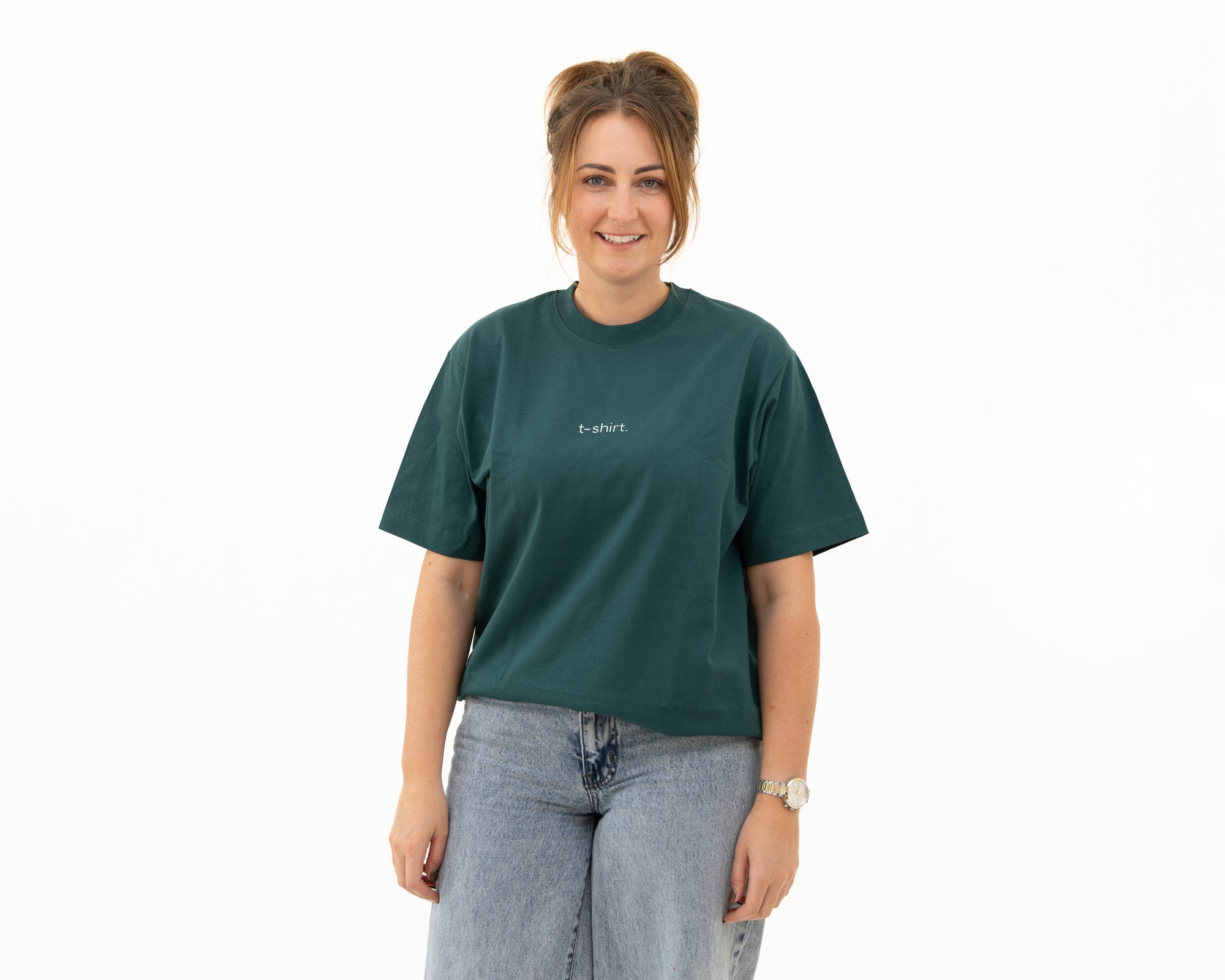 simple. t-shirt. glazed-green.