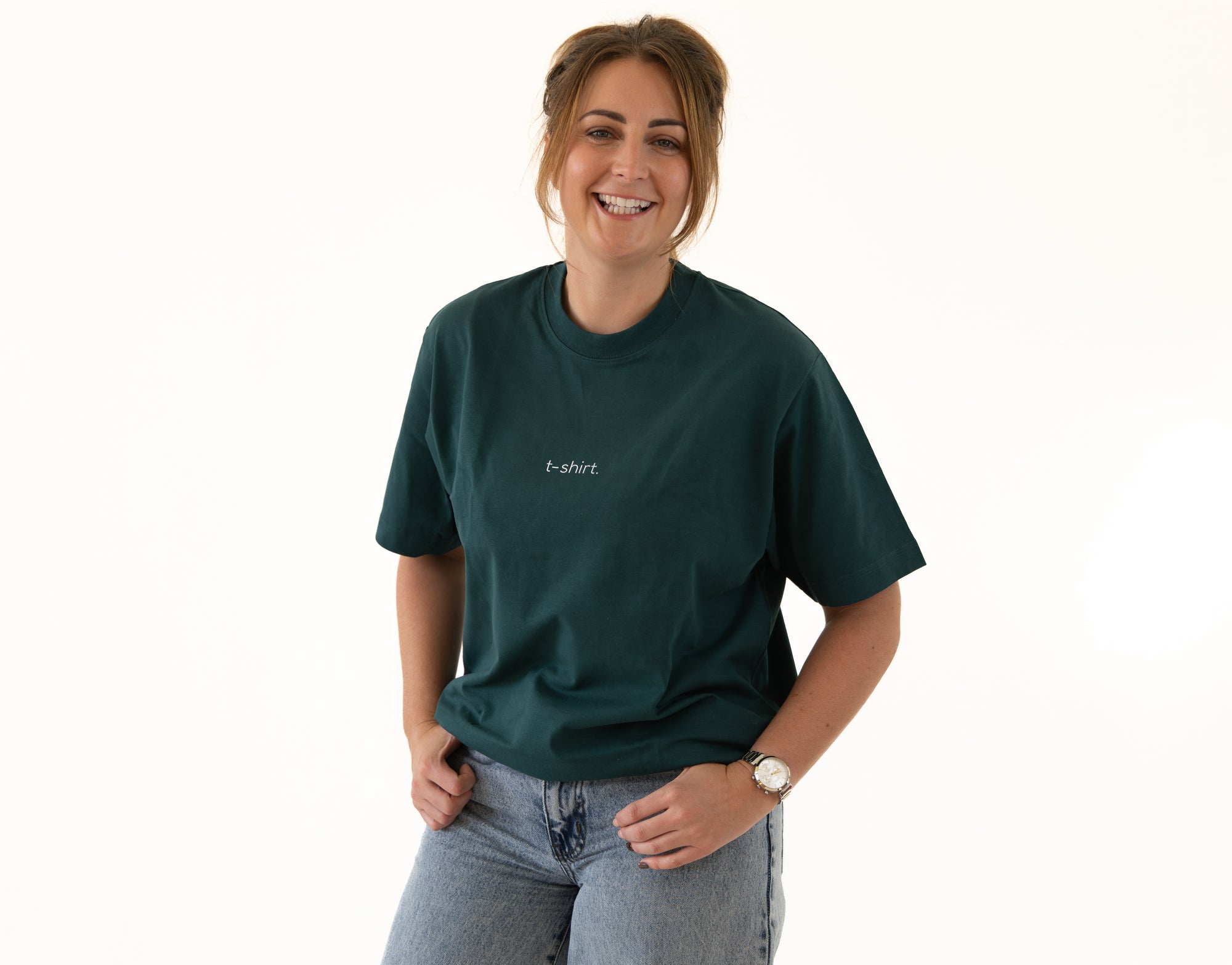 simple. t-shirt. glazed-green.