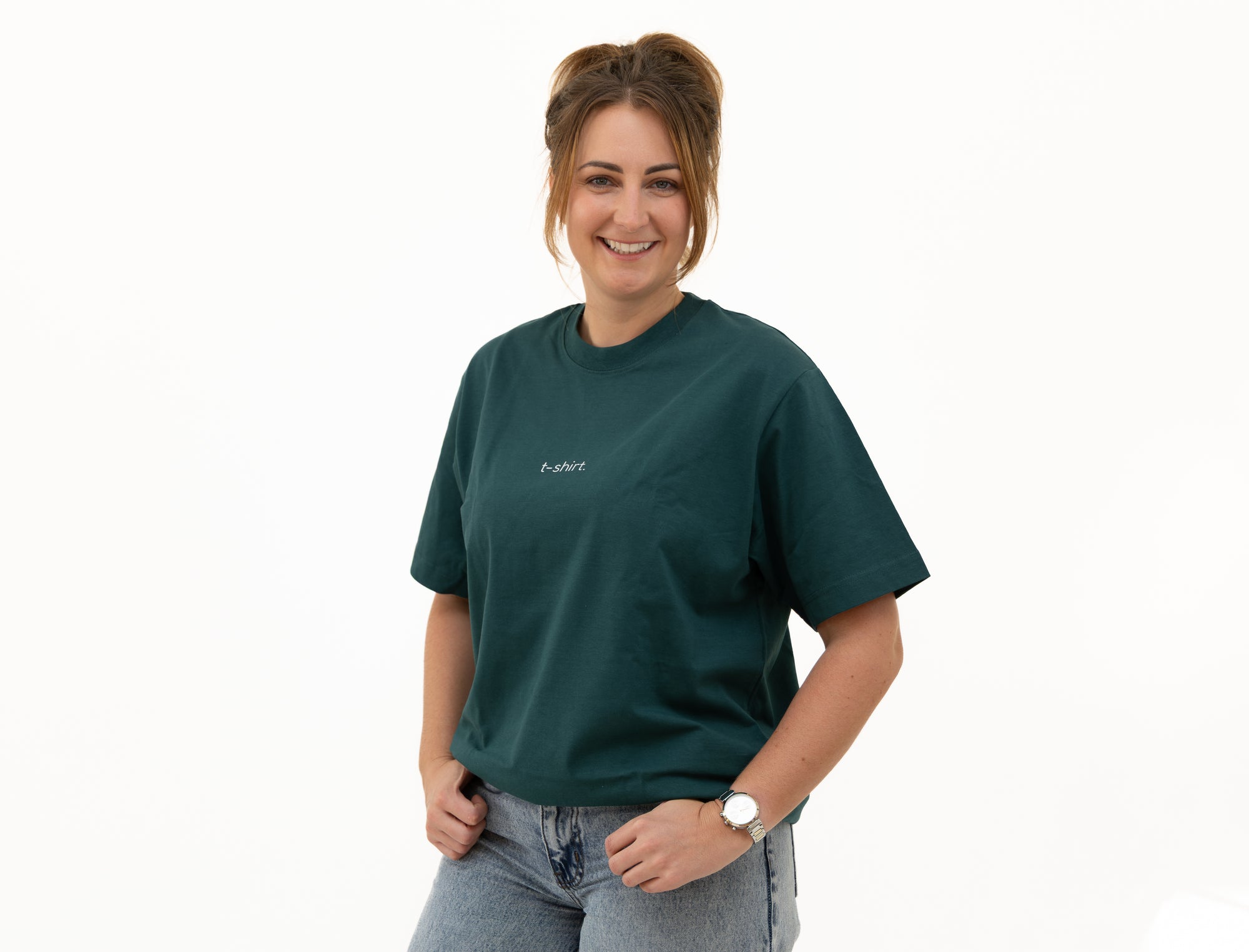 simple. t-shirt. glazed-green.