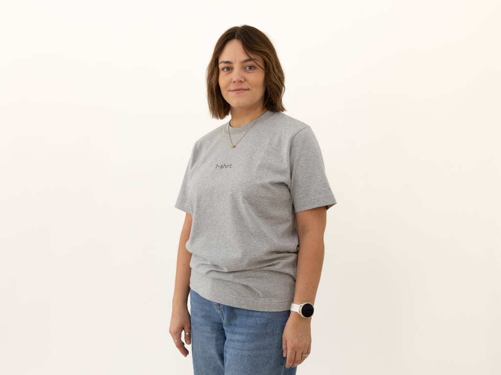 simple. t-shirt. heather-grey.