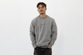 simple. sweatshirt. grey-marl.