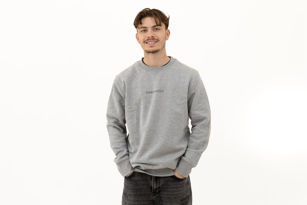 simple. sweatshirt. grey-marl.