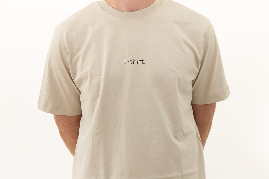 simple. t-shirt. desert-dust.
