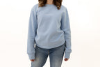 simple. sweatshirt. light-blue.