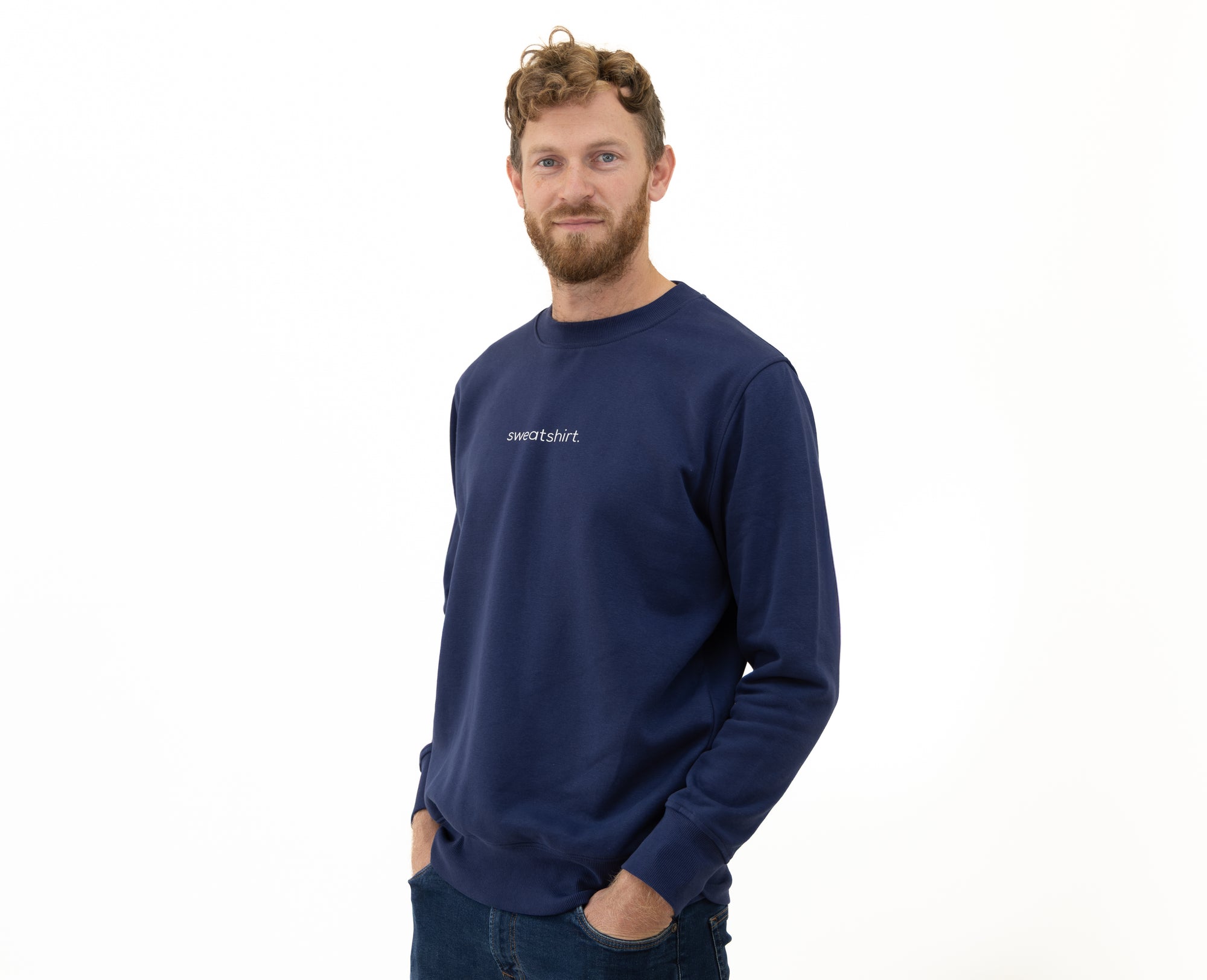 simple. sweatshirt. french-navy.