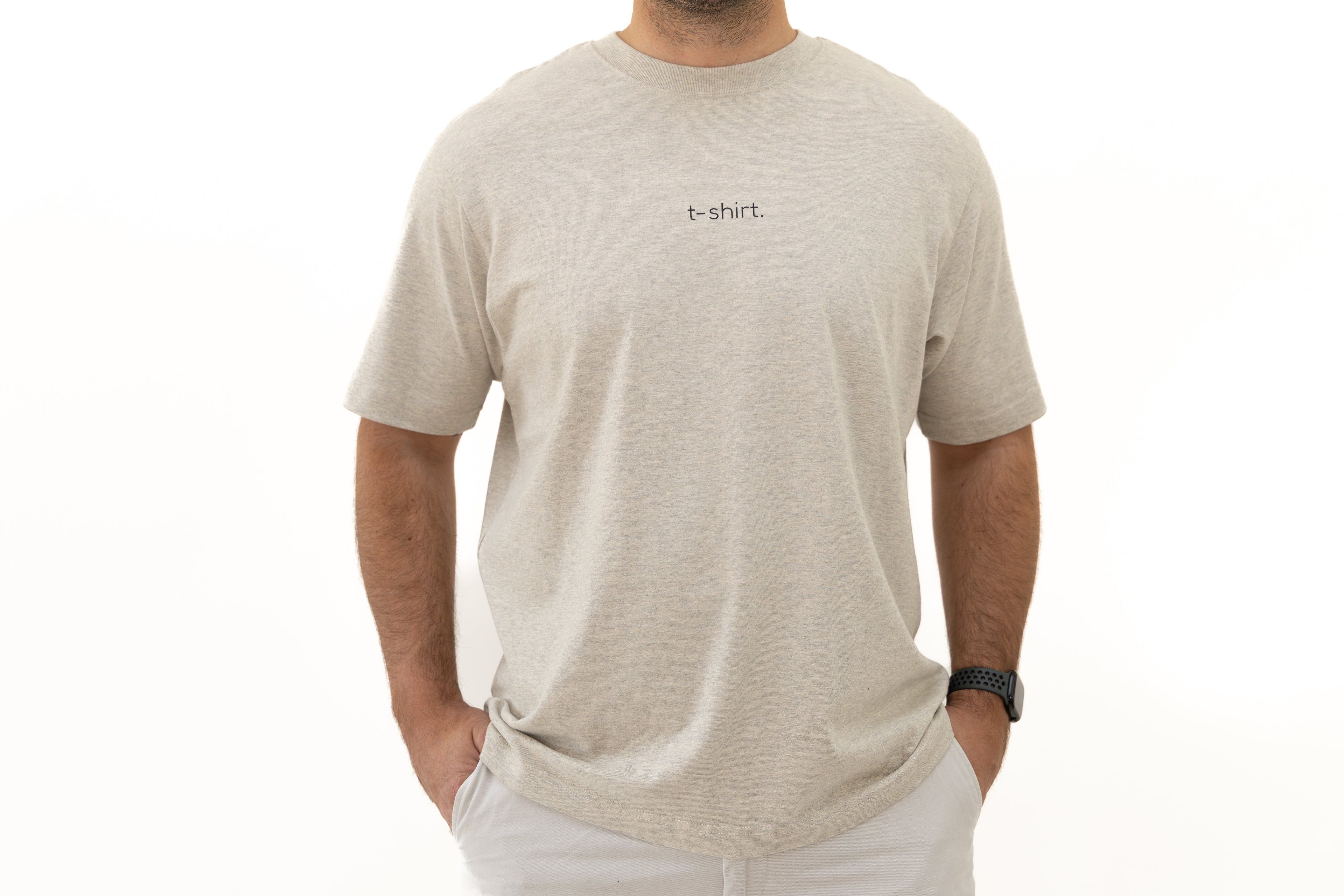 simple. t-shirt. heather-haze.