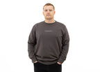 simple. sweatshirt. charcoal.