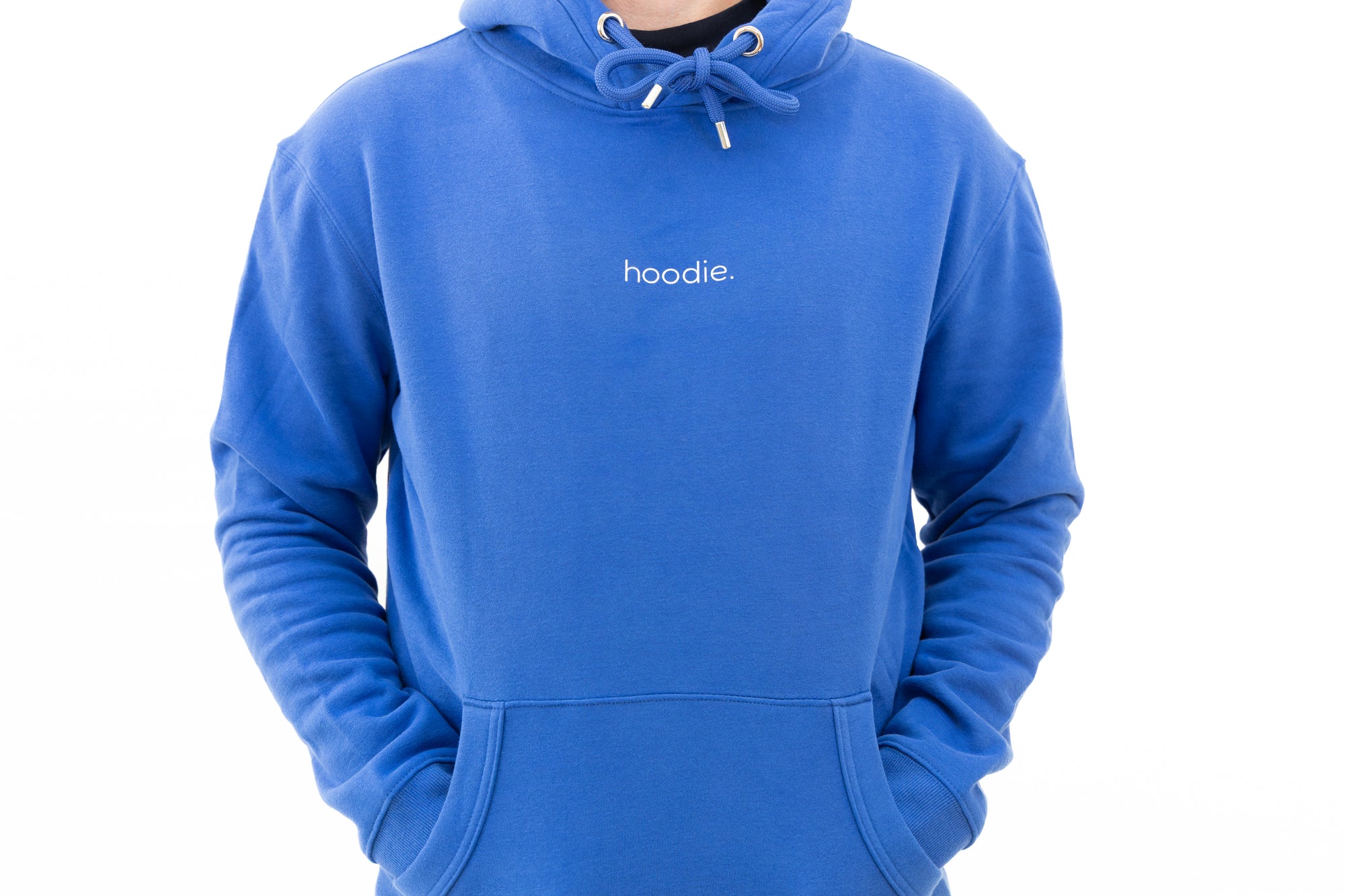 simple. hoodie. royal.