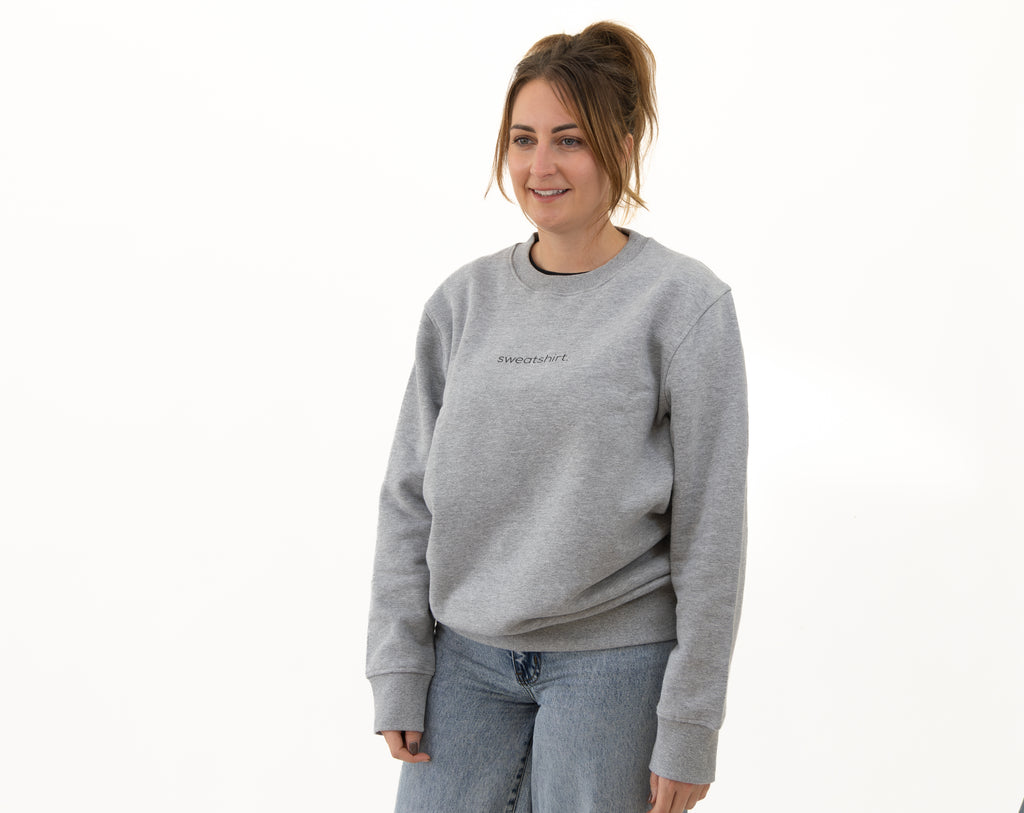 simple. sweatshirt. grey-marl.