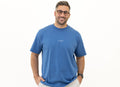simple. t-shirt. mindful-blue.
