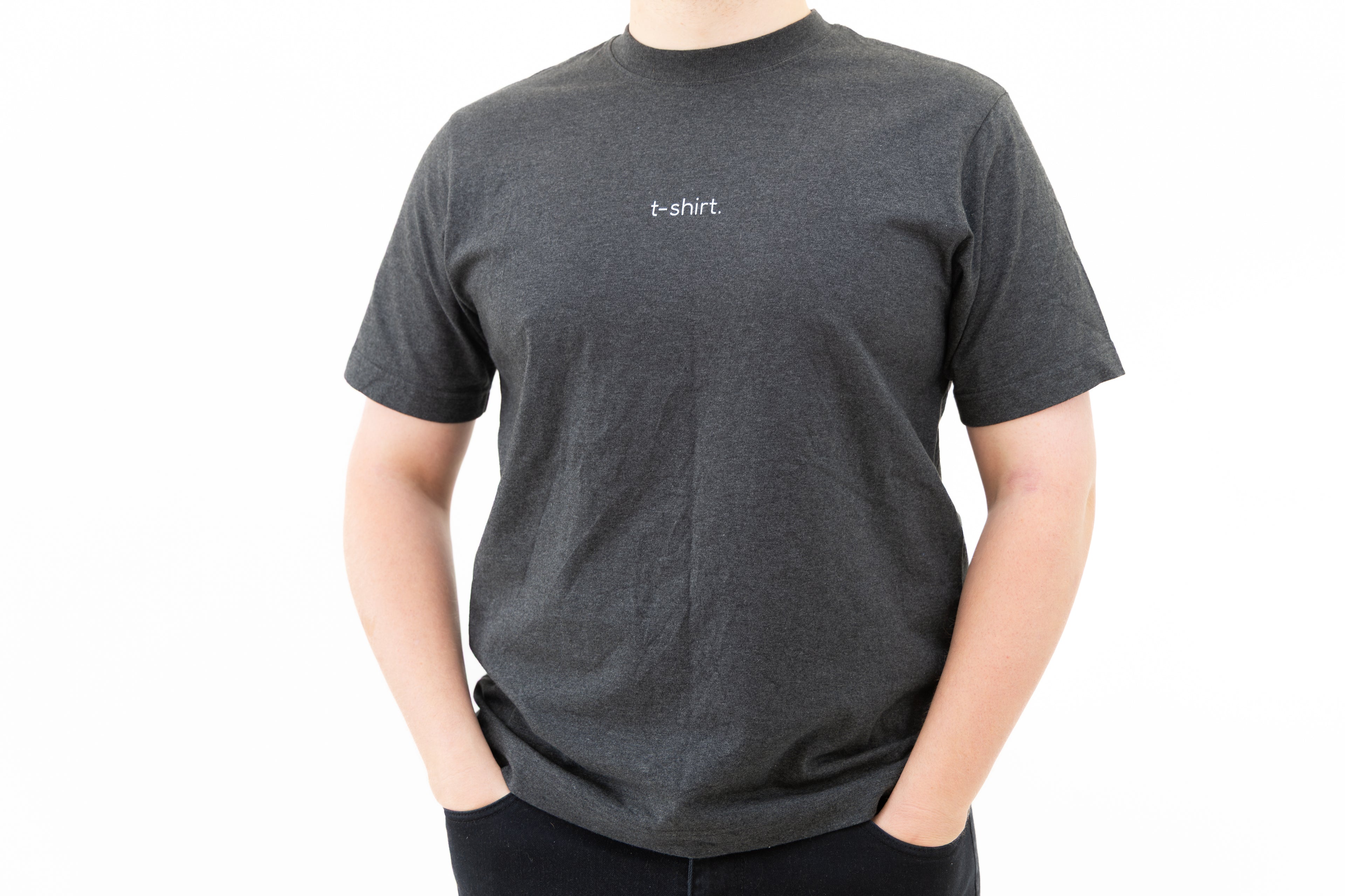 simple. t-shirt. dark-heather.
