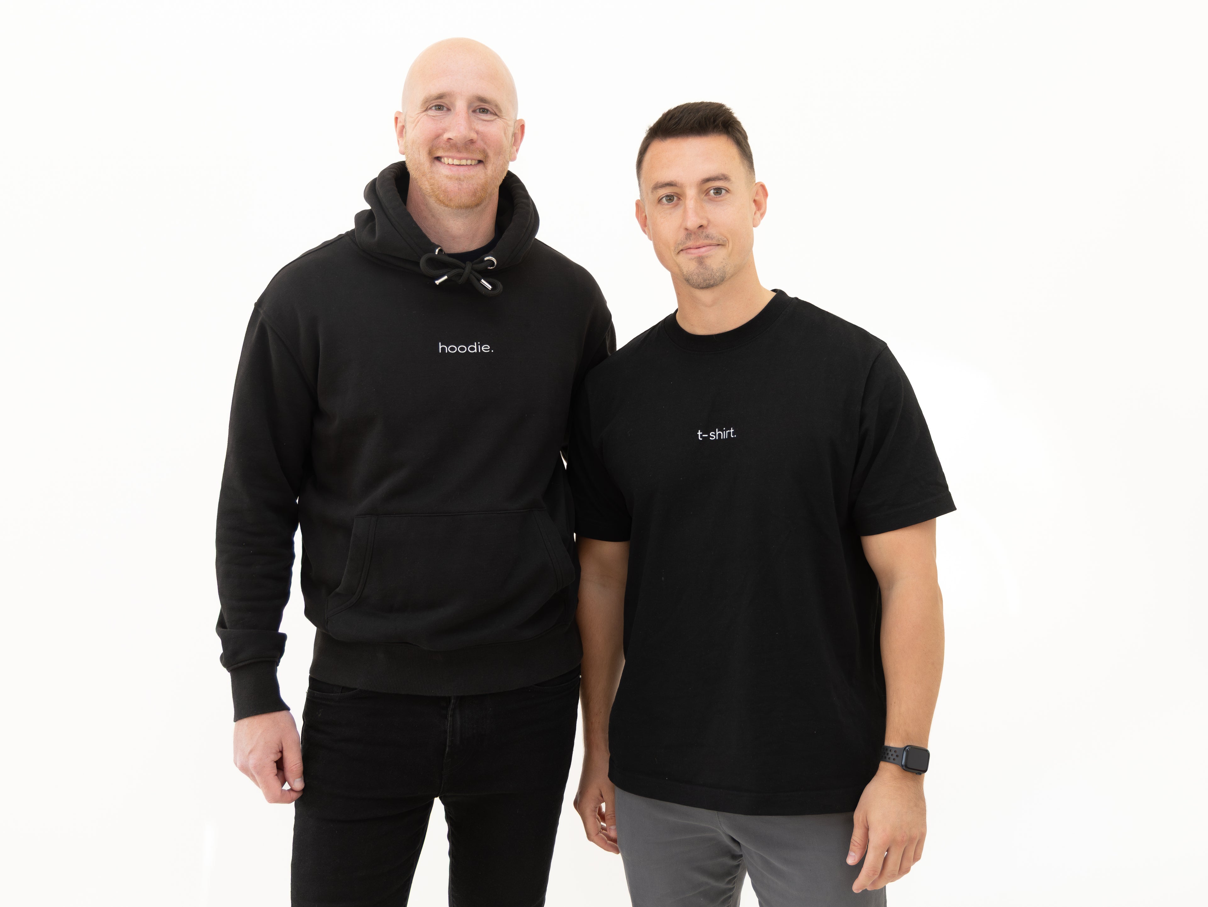 simple. hoodie. black.