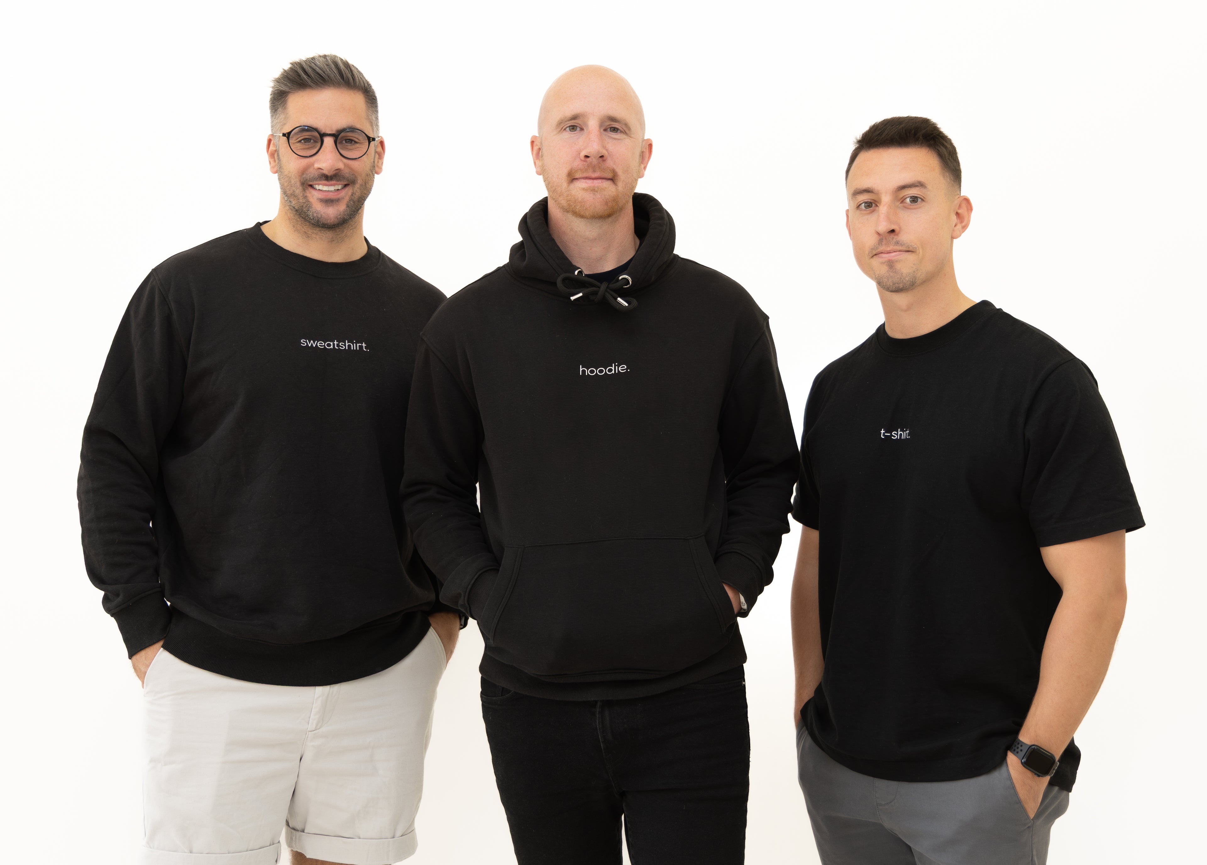 simple. hoodie. black.