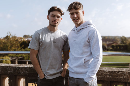 simple. hoodie. ash-grey.