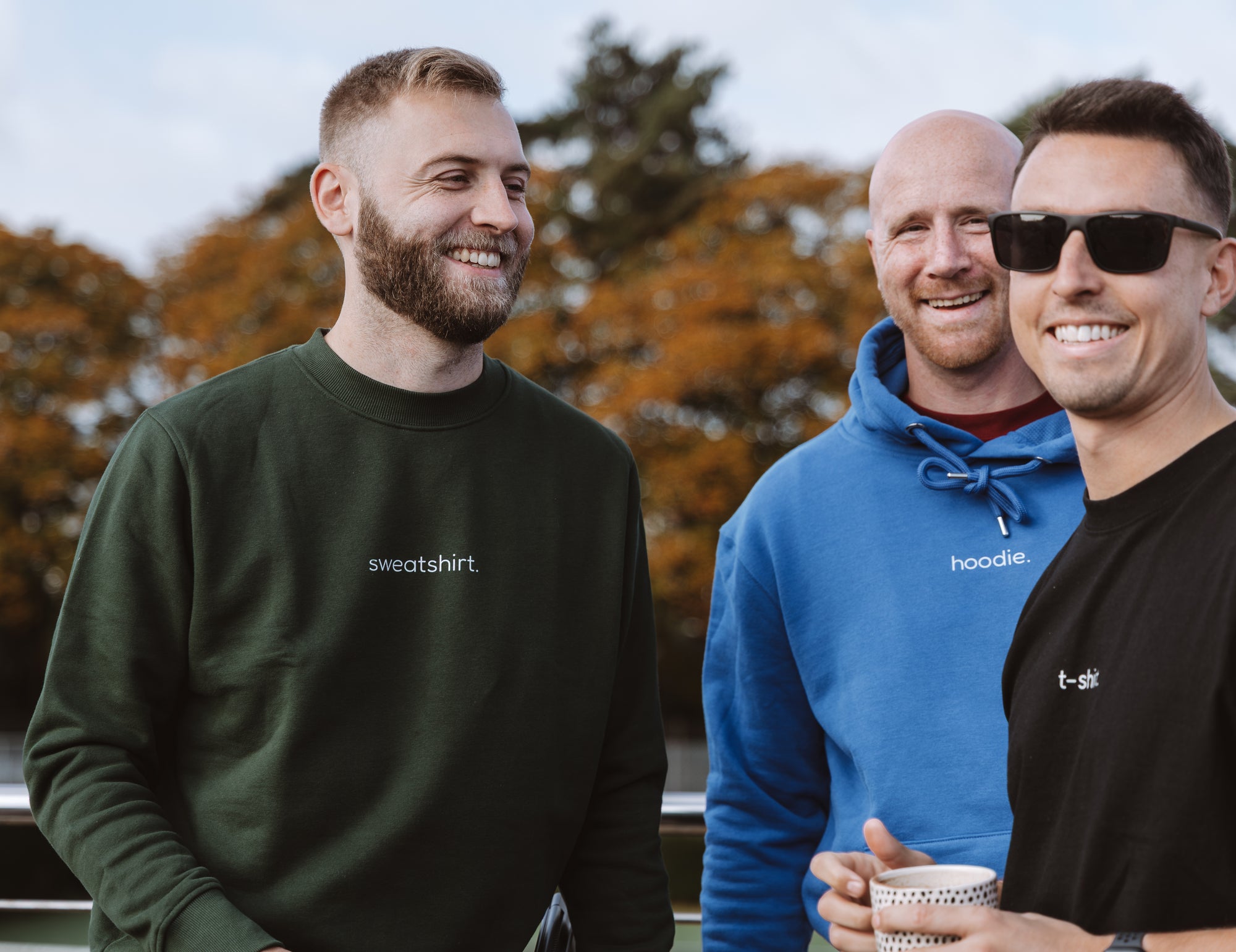simple. sweatshirt. forest-green.