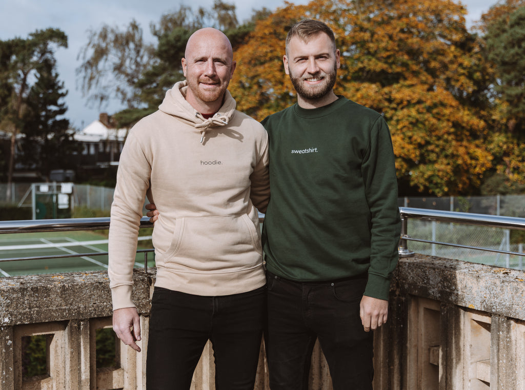 simple. sweatshirt. forest-green.