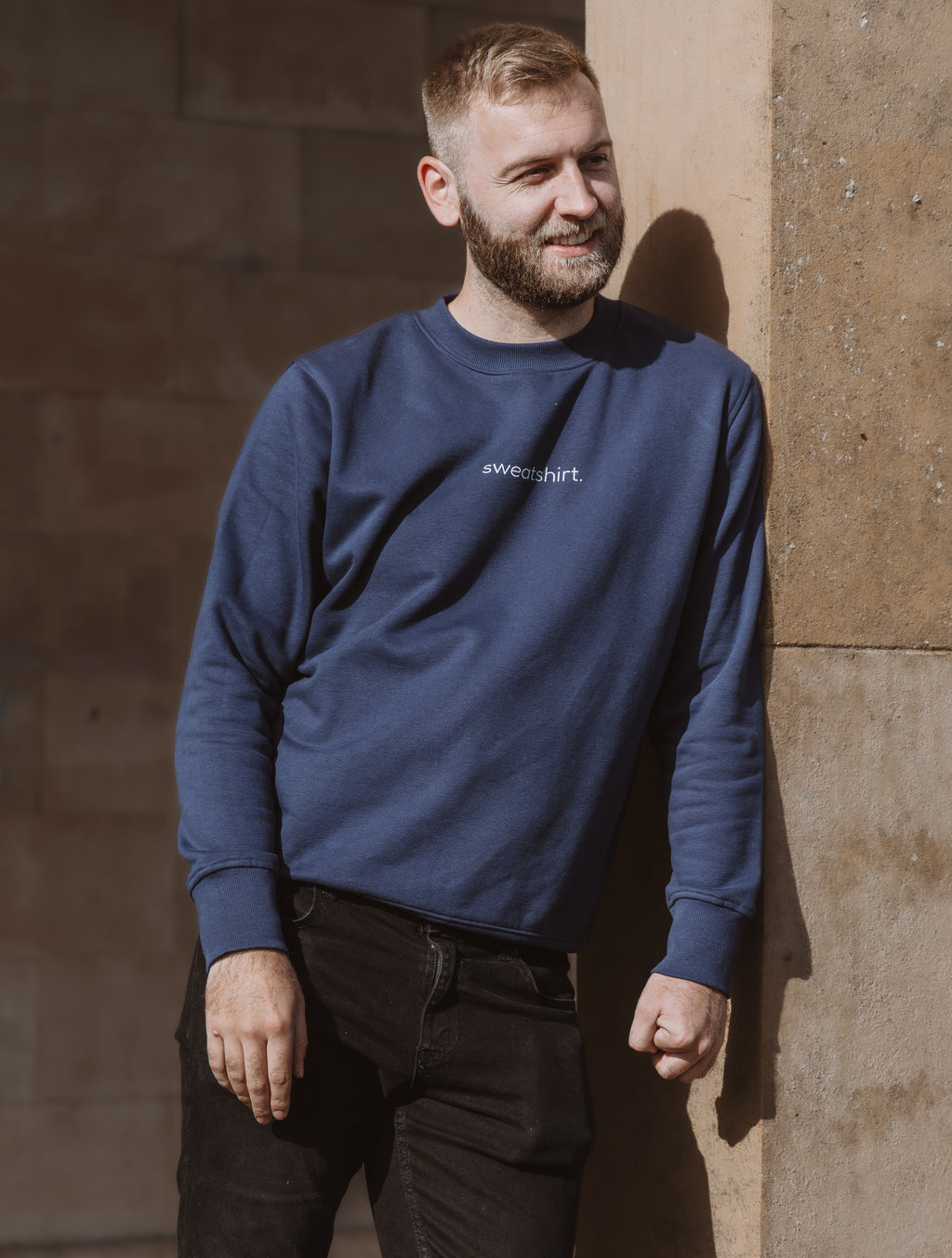 simple. sweatshirt. french-navy.