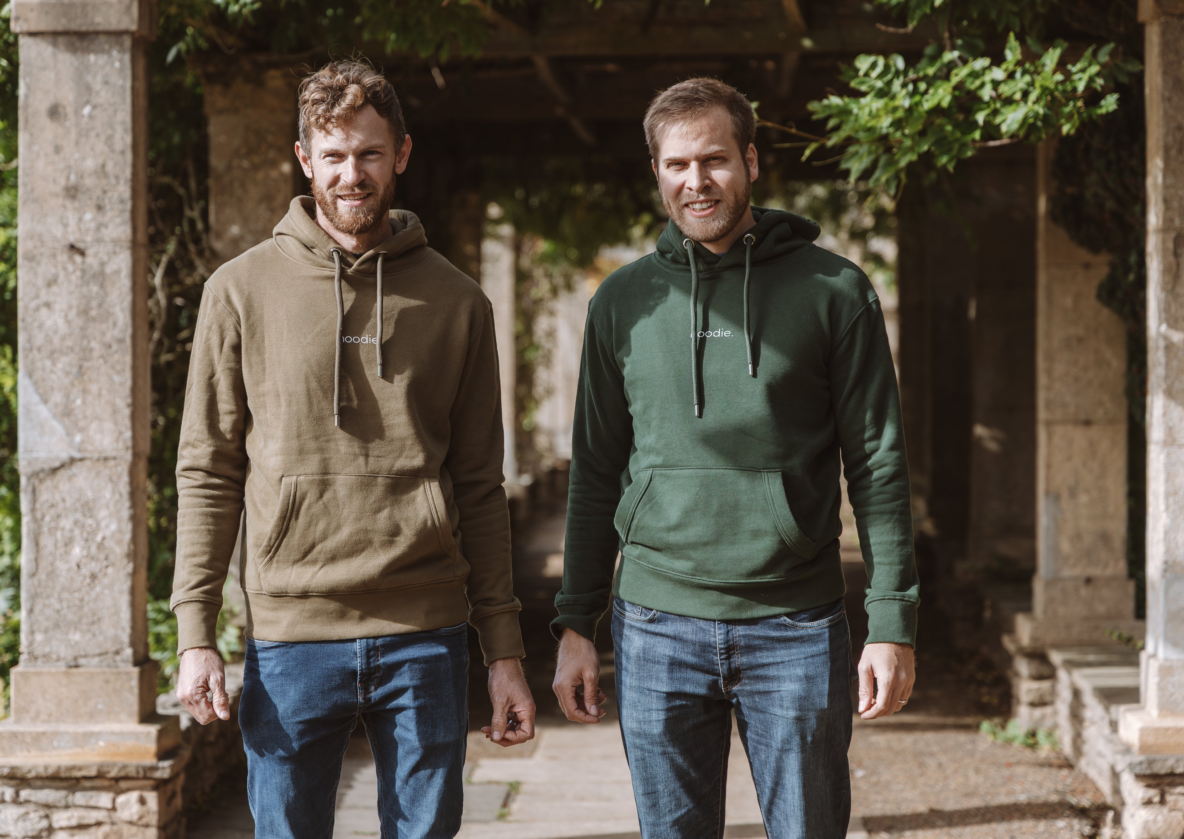 simple. hoodie. khaki.