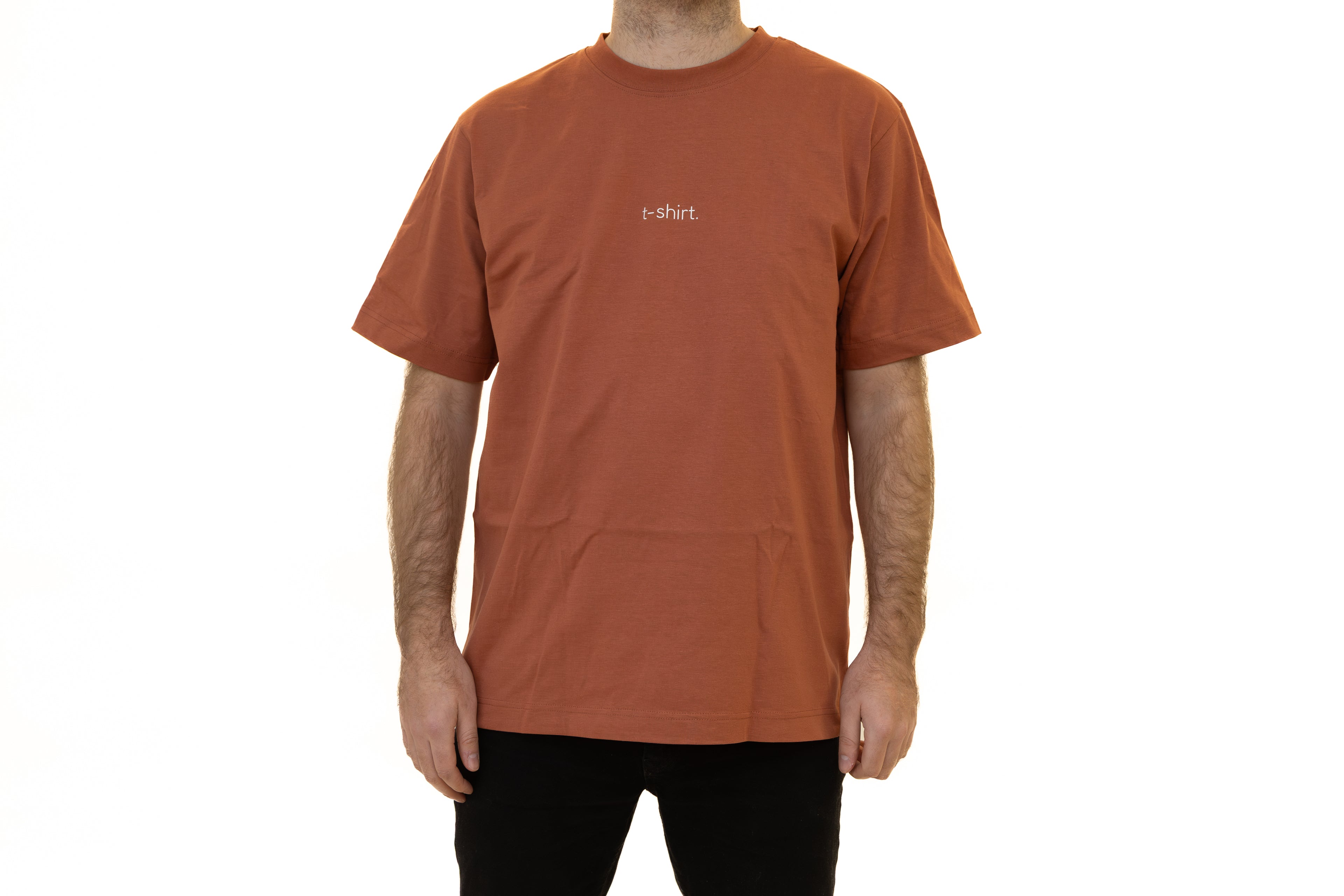simple. t-shirt. heritage-brown