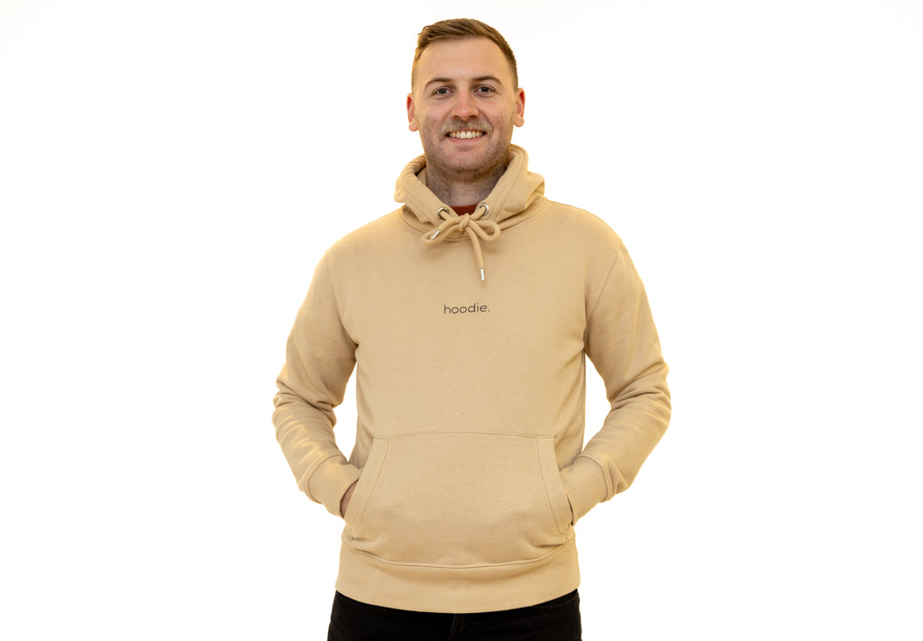 simple. hoodie. desert-sand.