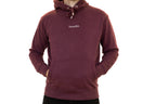 simple. hoodie. burgundy.