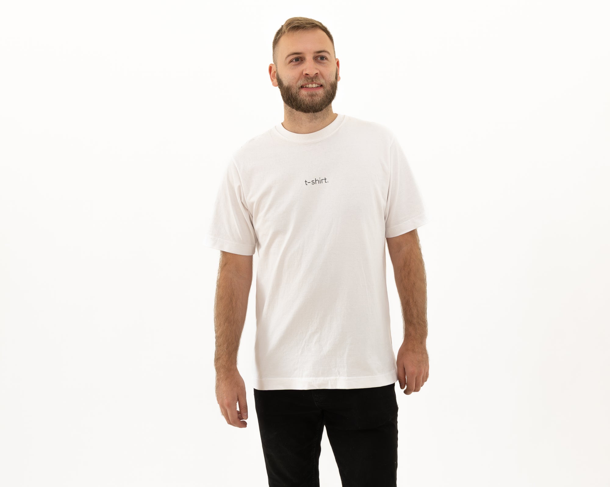 simple. t-shirt. white.
