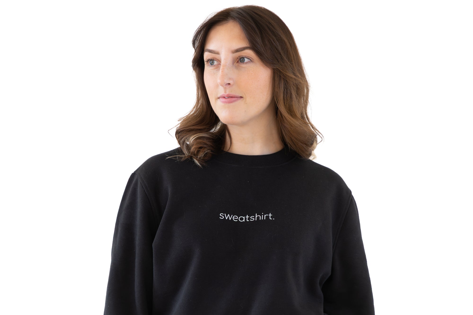 simple. sweatshirt. black.