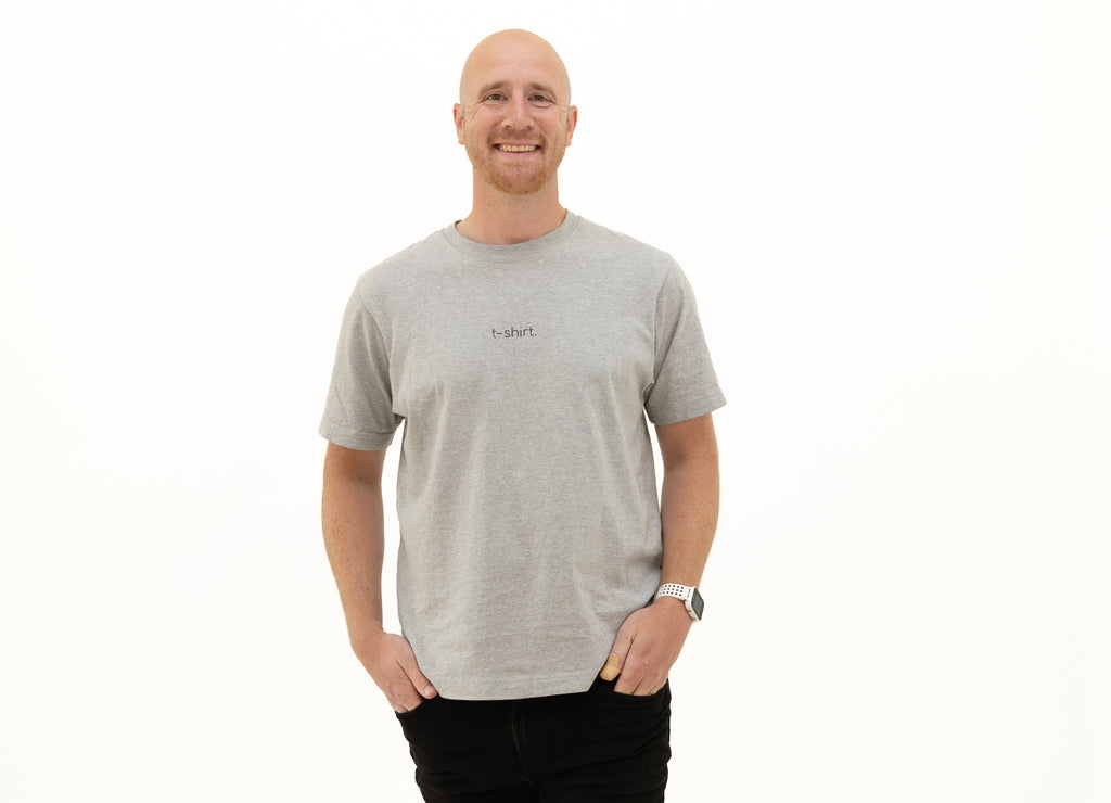 simple. t-shirt. heather-grey.