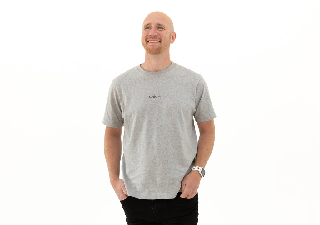 simple. t-shirt. heather-grey.