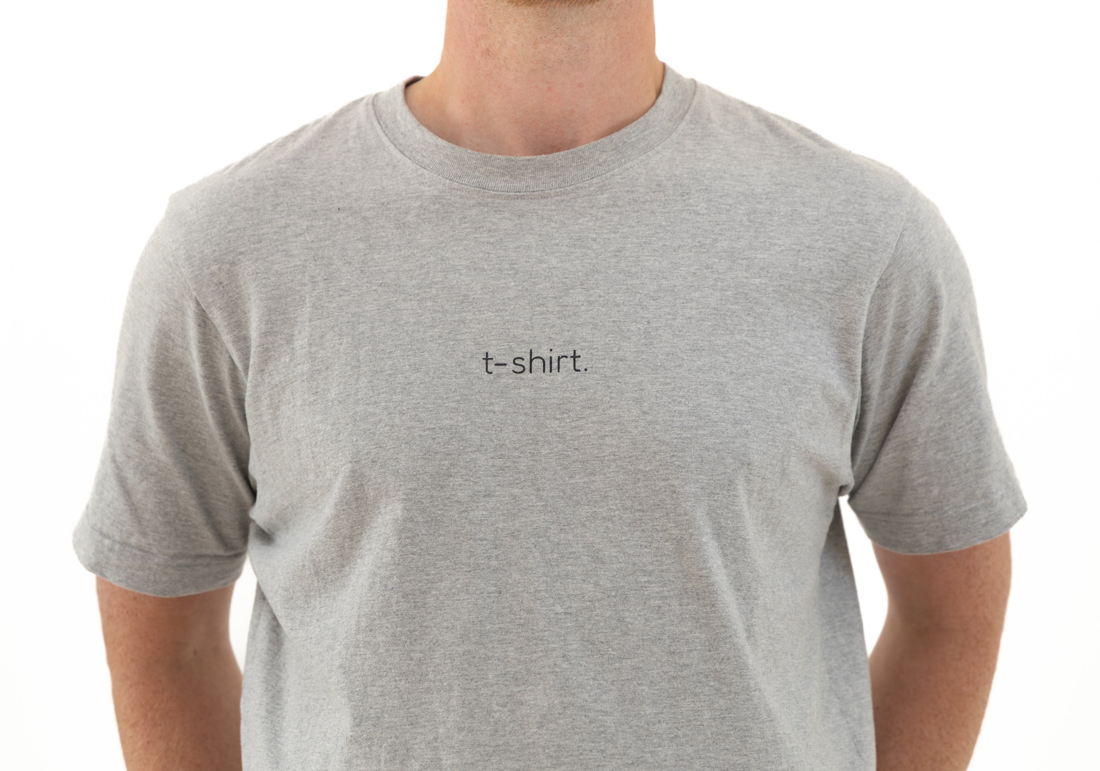 simple. t-shirt. heather-grey.