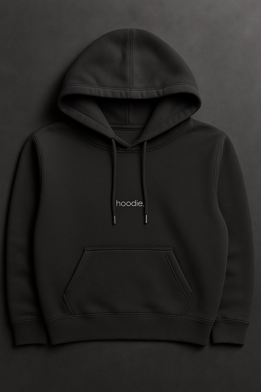 simple. hoodie. charcoal.