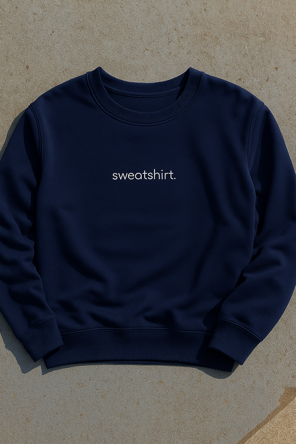 simple. sweatshirt. french-navy.