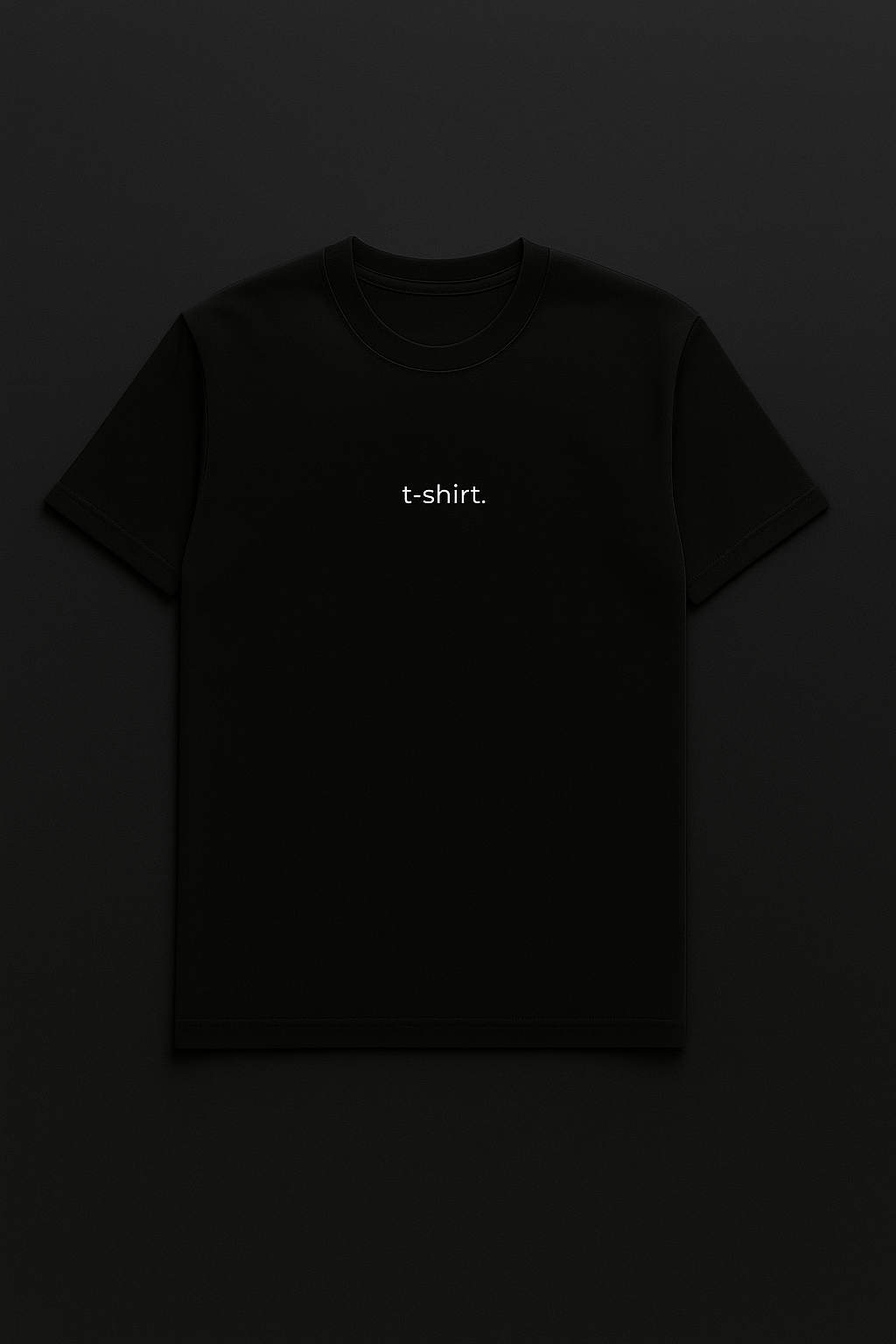 simple. t-shirt. black.