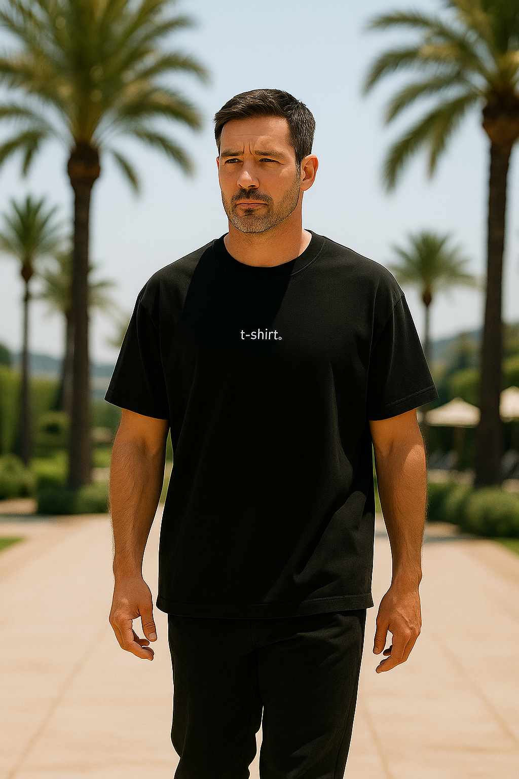 simple. t-shirt. black.
