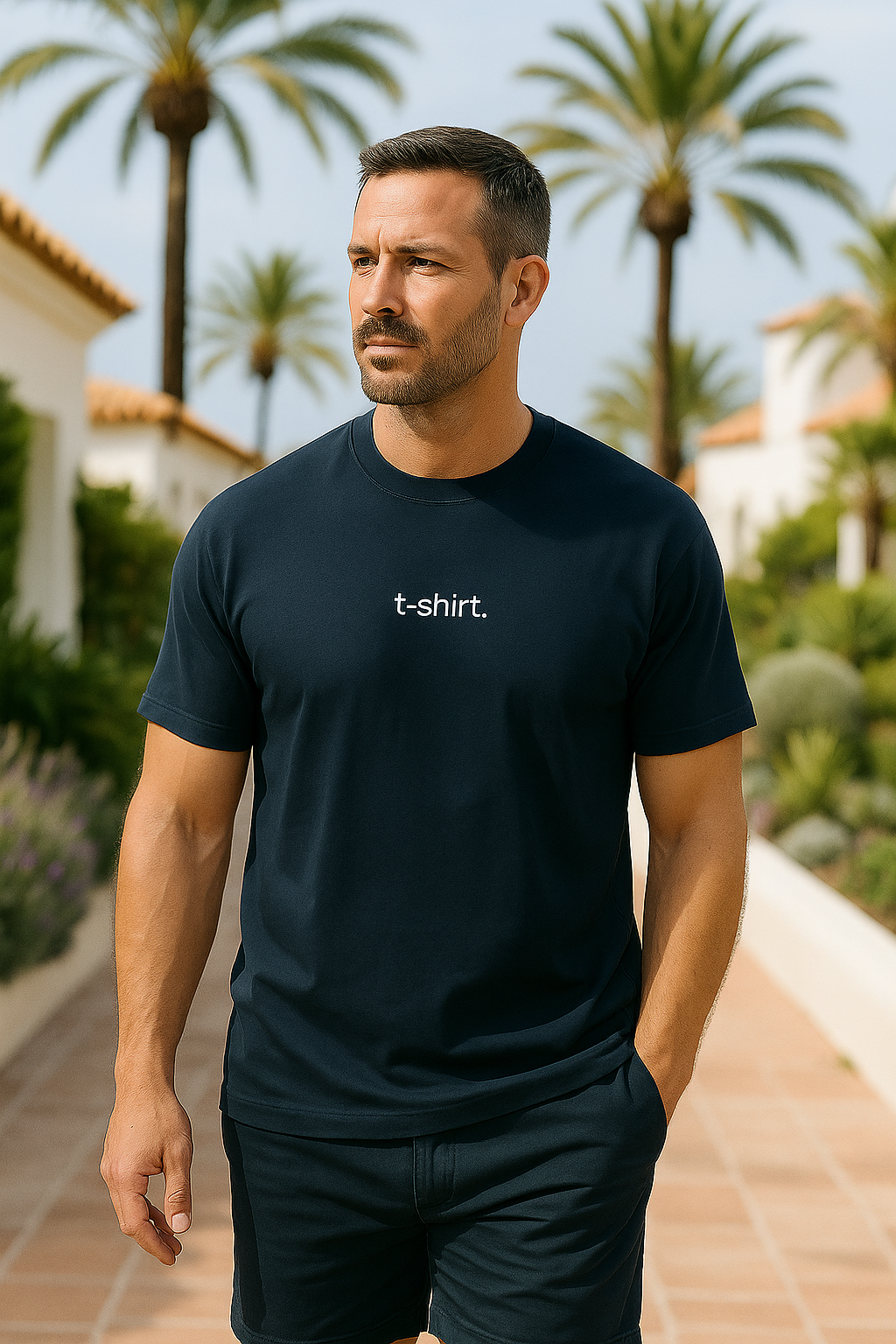 simple. t-shirt. french-navy.