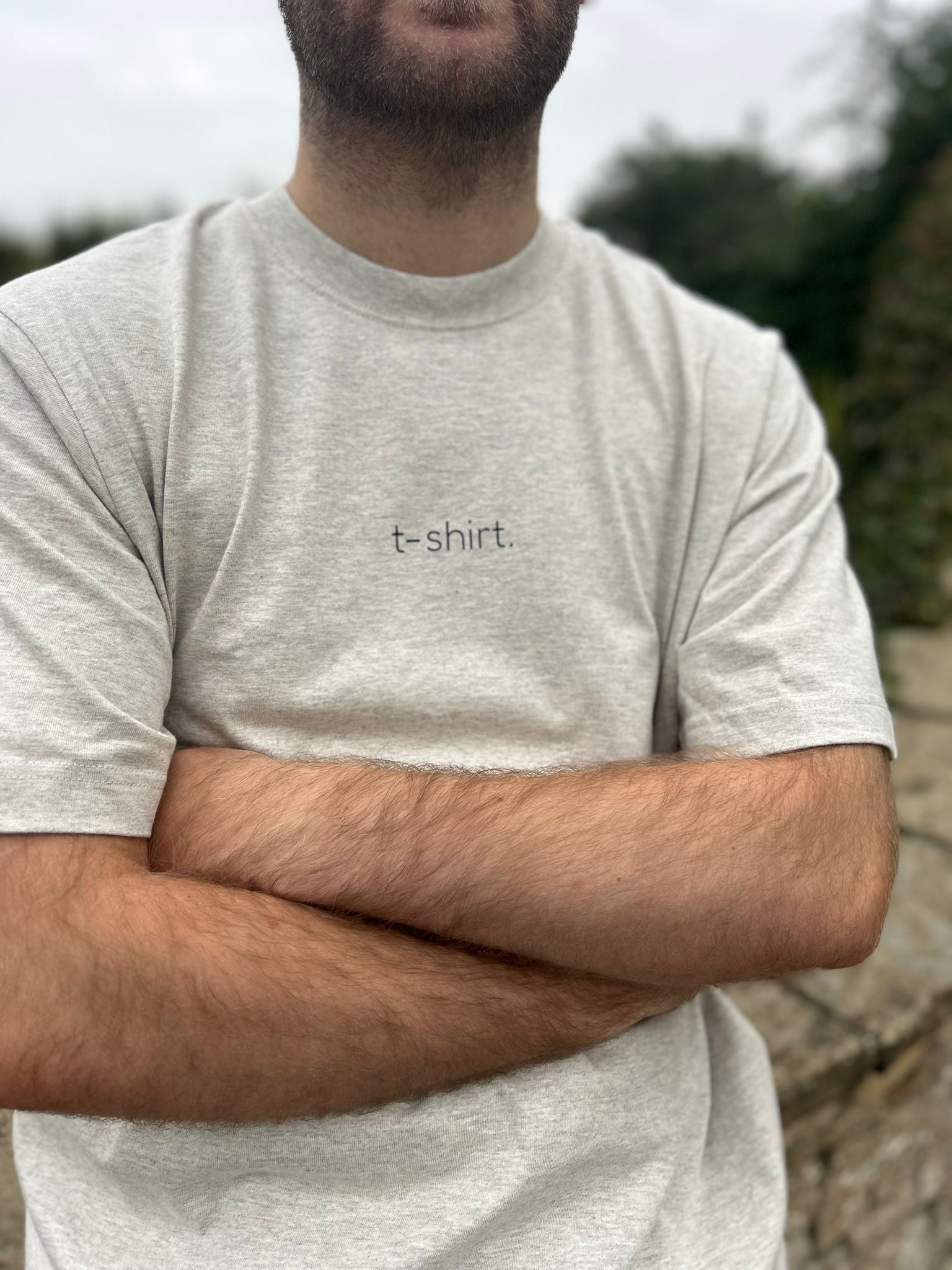 simple. t-shirt. heather-haze.