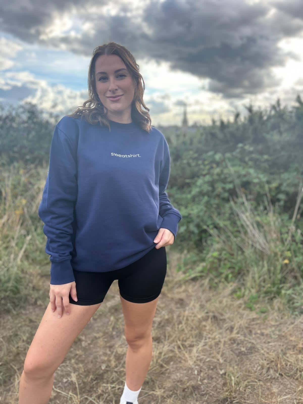simple. sweatshirt. french-navy.