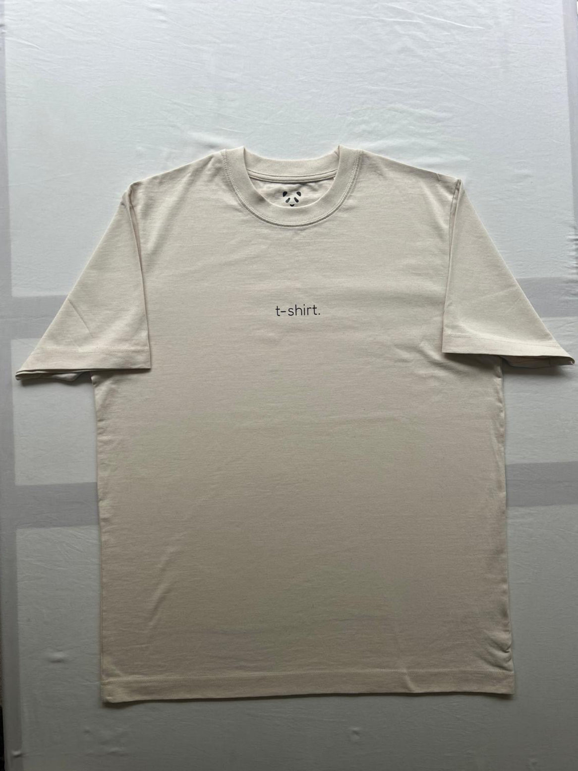 simple. t-shirt. natural-raw.
