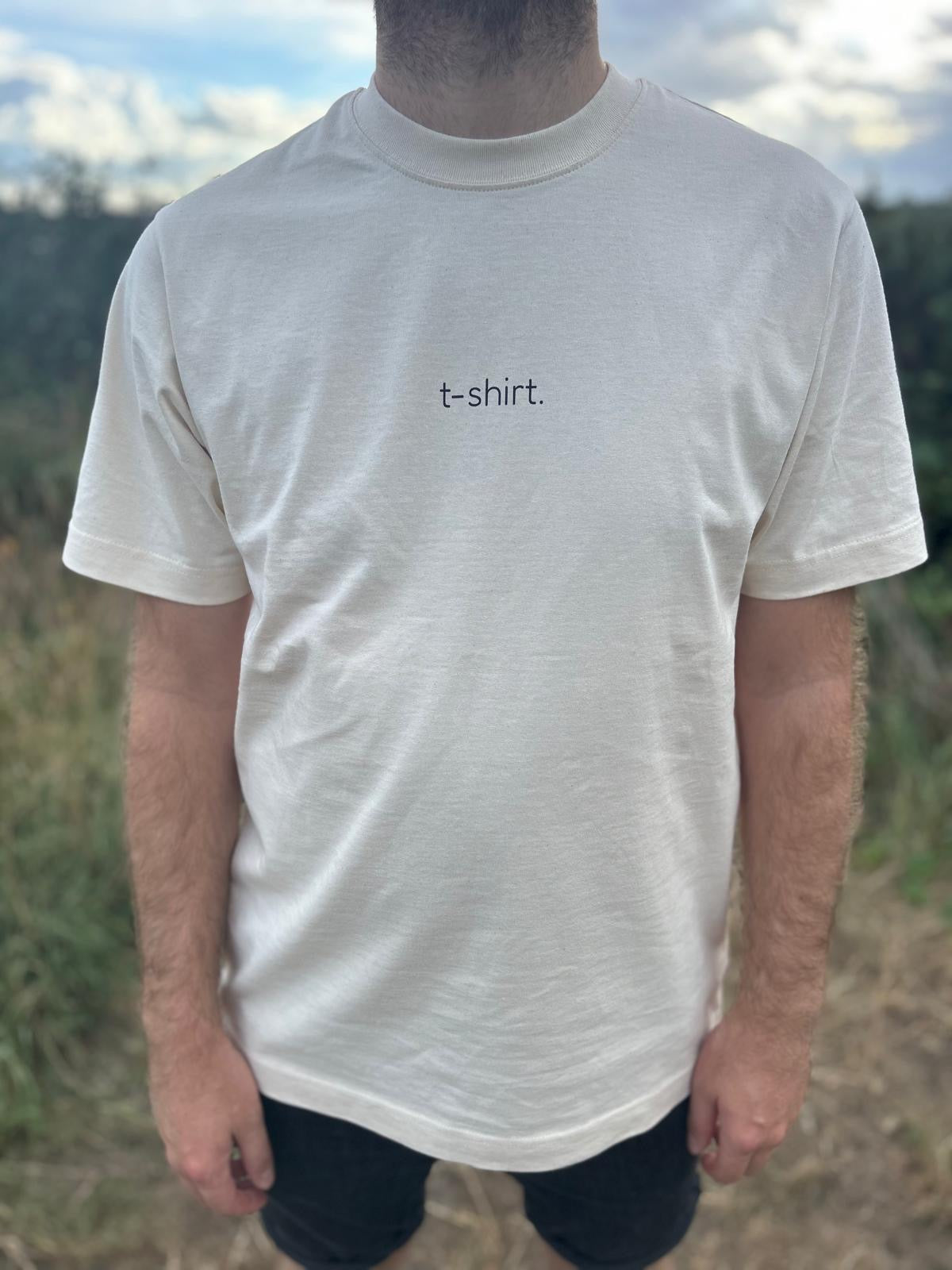 simple. t-shirt. natural-raw.