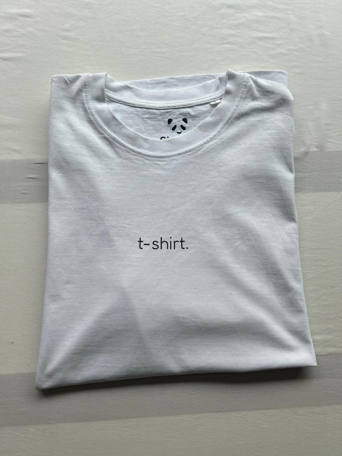 simple. t-shirt. white.