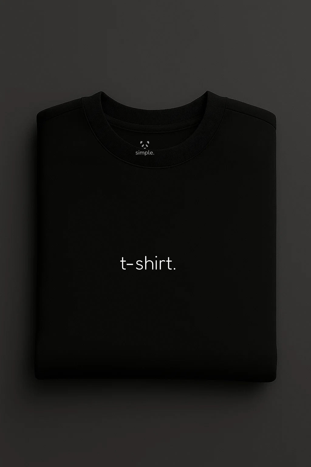 simple. t-shirt. black.