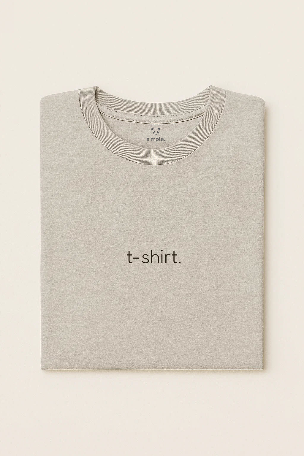 simple. t-shirt. heather-haze.
