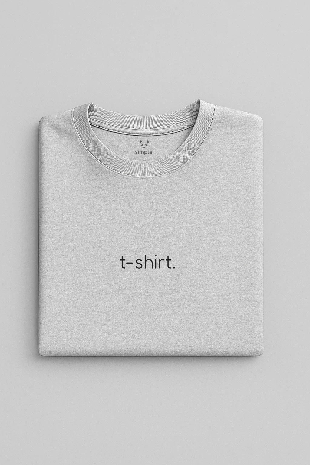 simple. t-shirt. light-heather.