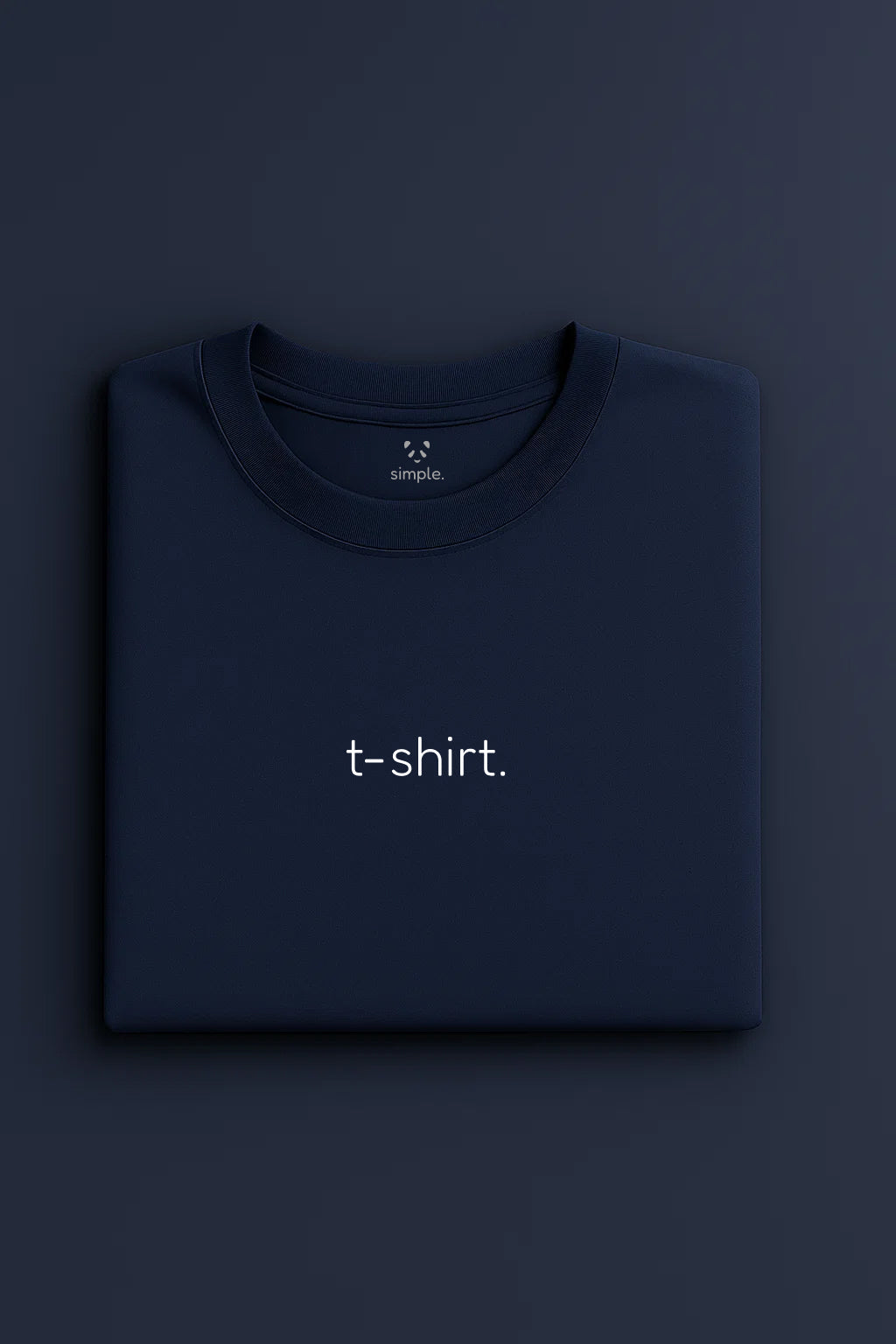 simple. t-shirt. french-navy.